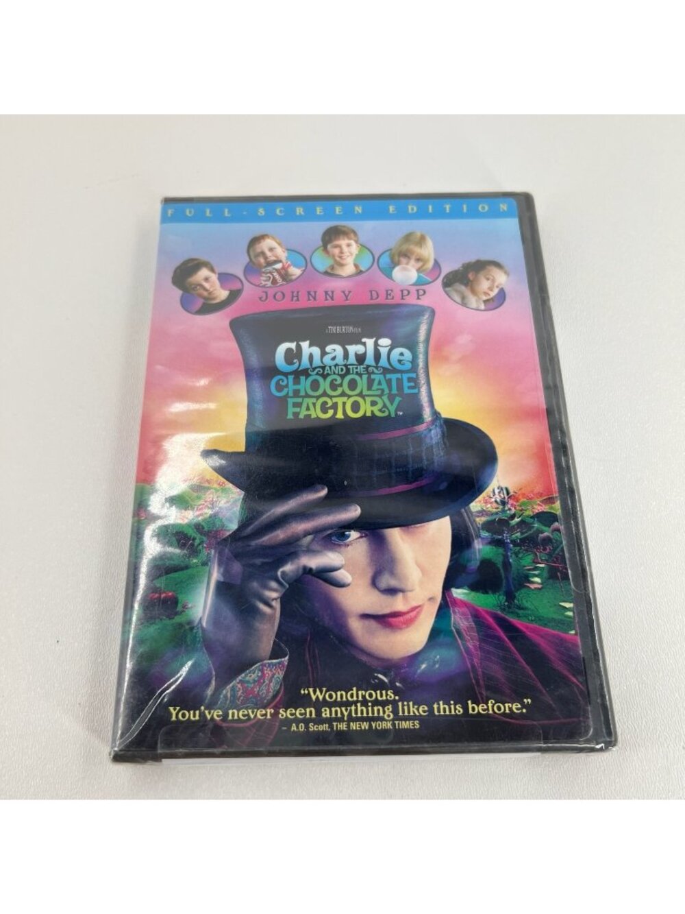 Charlie and Chocolate Factory DVD Full Screen Johnny Depp Tim Burton New Sealed